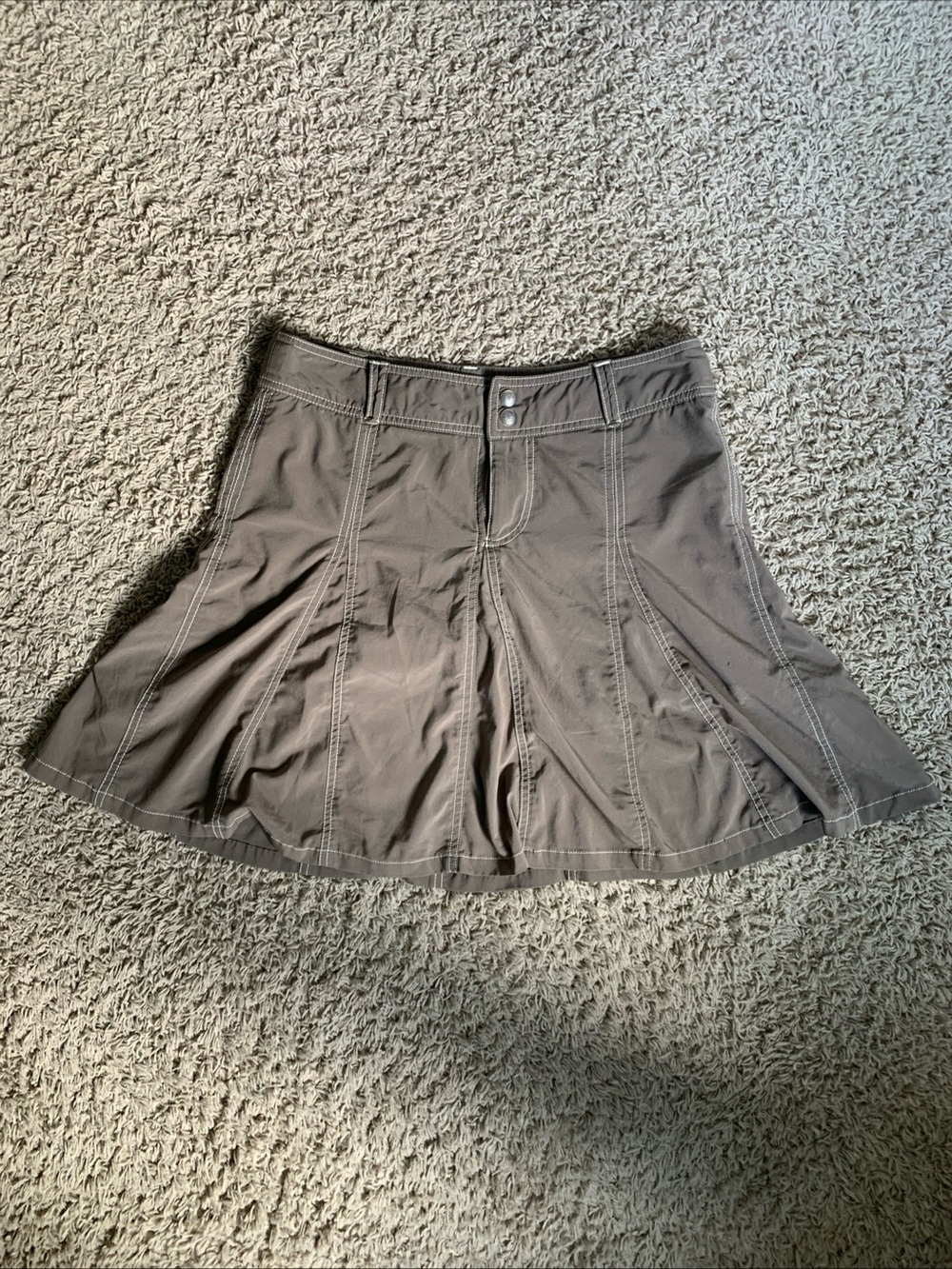 Athleta size 8 brown A-line skort